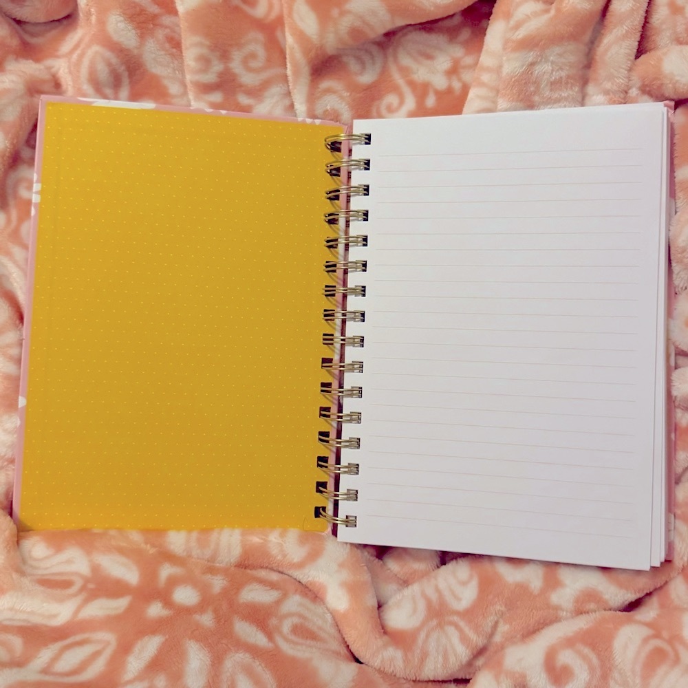 Pink Daisy Spiral Notebook - Picture 3 of 5